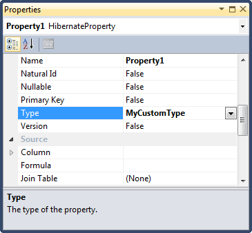 Specify a short type name
