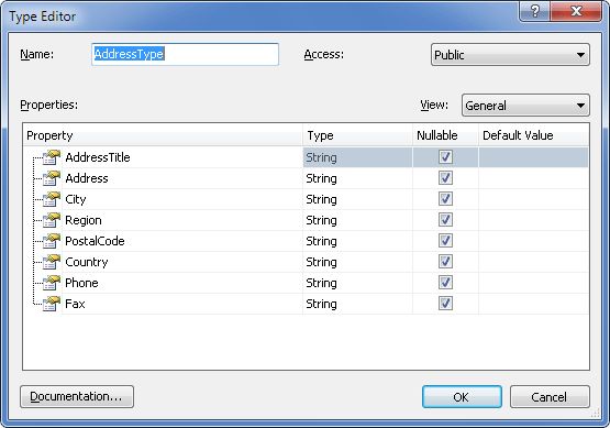 Type Editor