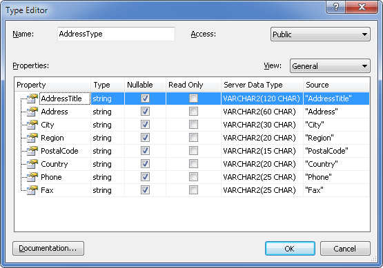 Type Editor
