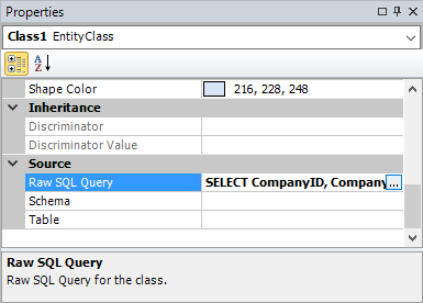 Raw SQL Query Property