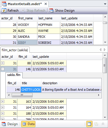 Data View Results