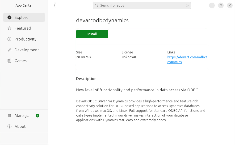 Install the driver on Linux (Ubuntu)