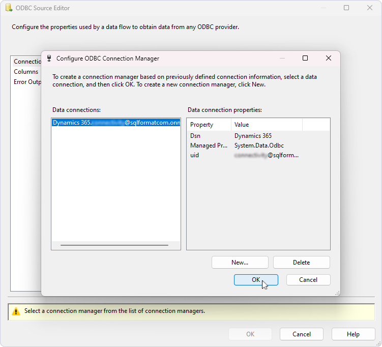 Added data connection