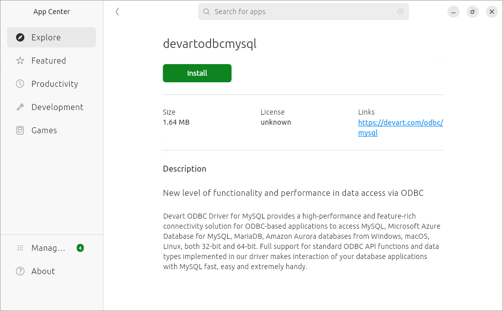 Install the driver on Linux (Ubuntu)