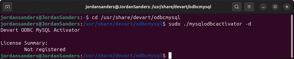 Deactivate the driver on Linux