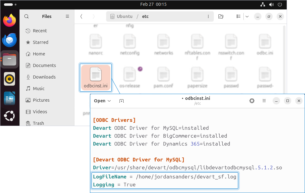 Enable tracing using driver on Linux