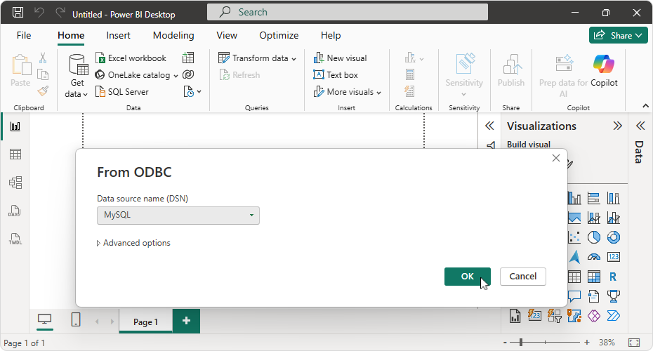 DSN for Devart ODBC Driver