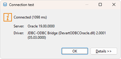 Connection Test is successful
