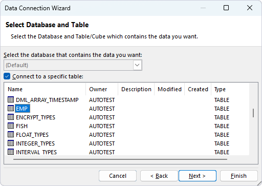 Connect to ODBC Driver for Oracle
