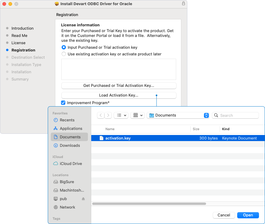 Open the location of the activation file