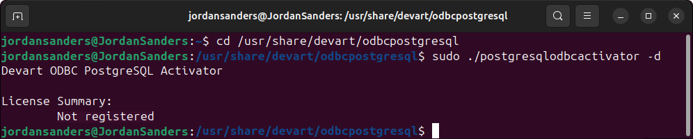 Deactivate the driver on Linux