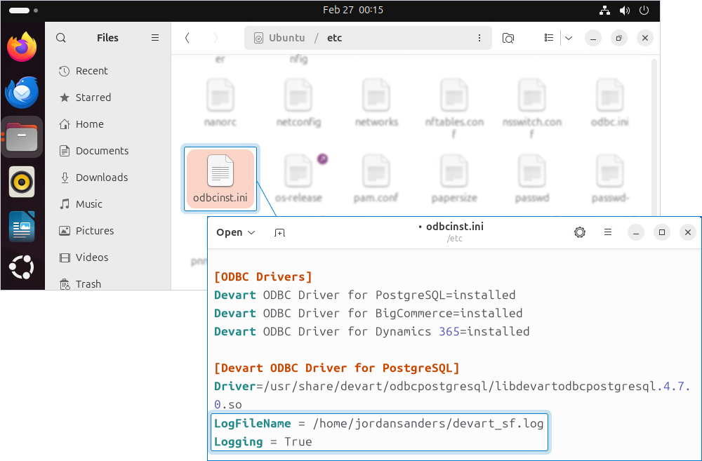 Enable tracing using driver on Linux