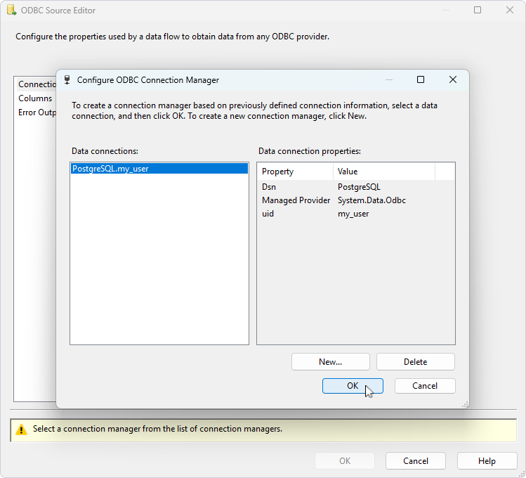 Added data connection