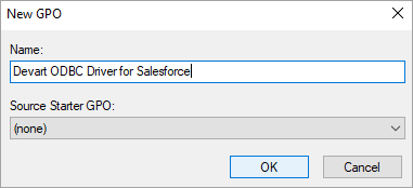 Create a New Group Policy Object