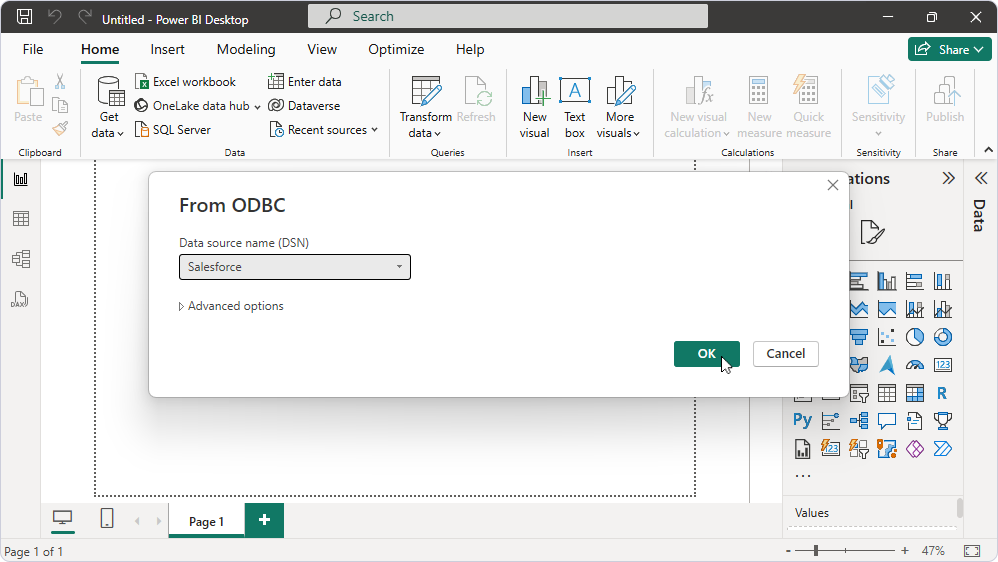 DSN for Salesforce