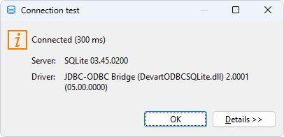 Connection Test is successful