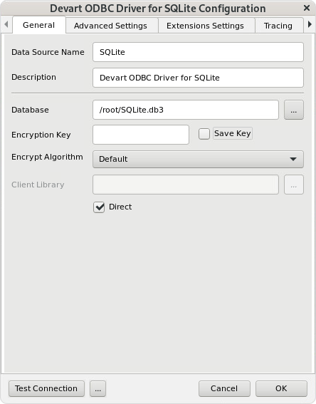 Create a DSN on Linux: connection parameters