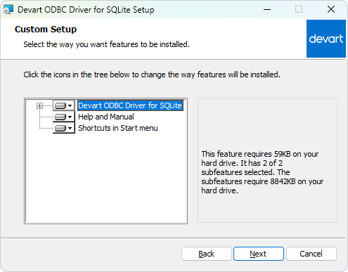 Select the components