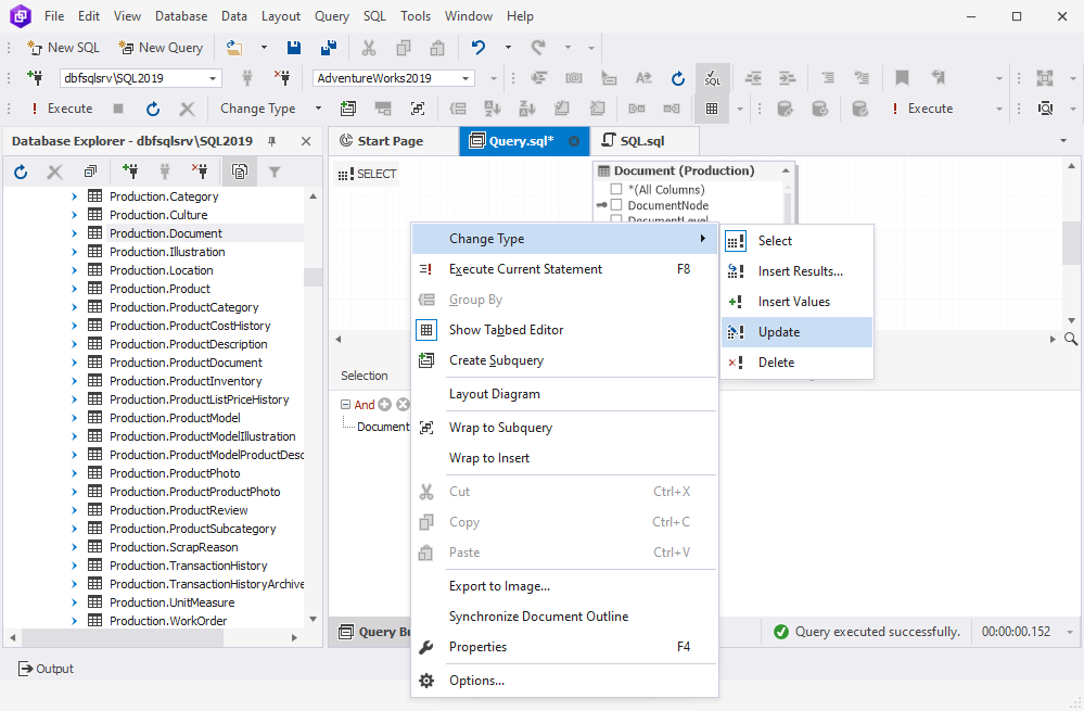 creating-a-sql-update-statement