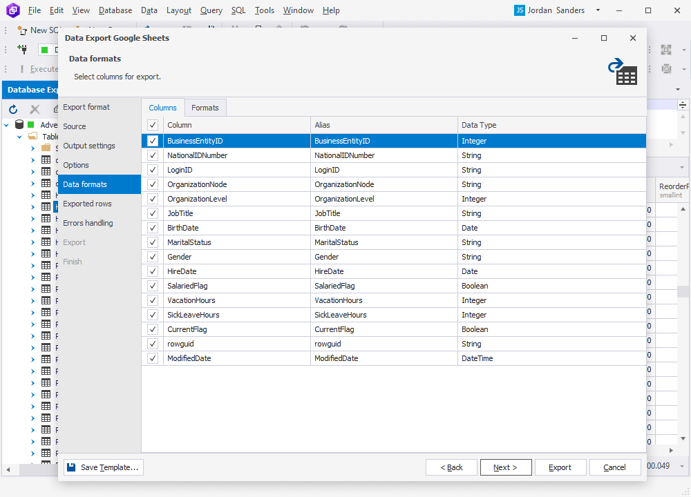 Data formats