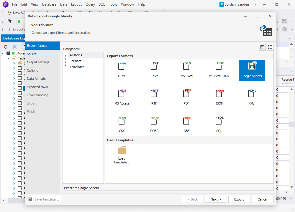 how-to-export-sql-server-data-to-google-sheets