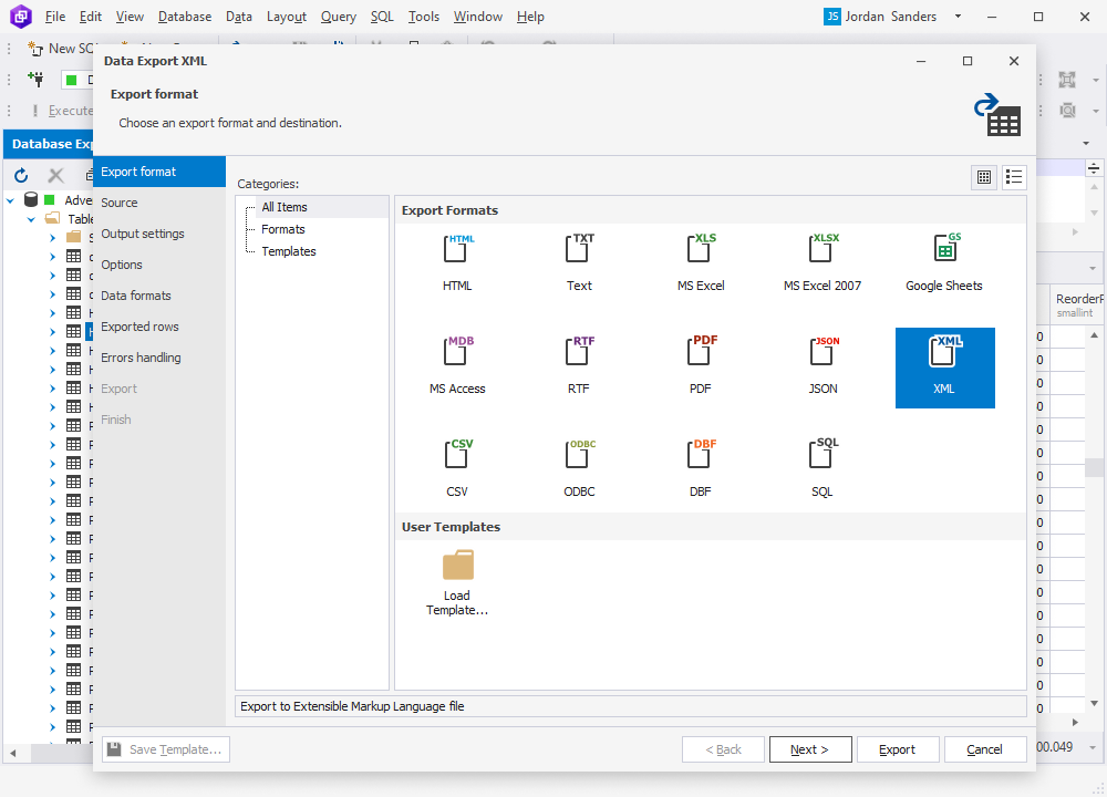 how-to-export-sql-server-data-to-xml