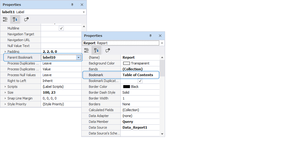 Add the parent bookmark