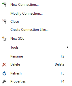 Database Explorer Tasks
