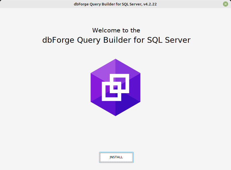 dbForge Query Builder for SQL installation wizard