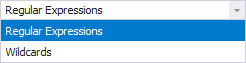 Regular Expressions or Wildcards