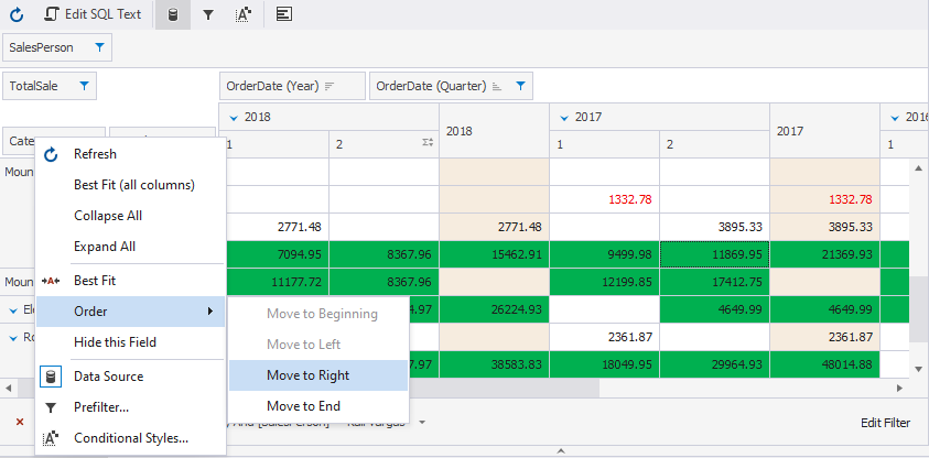 How To Manually Reorder Rows In Pivot Table