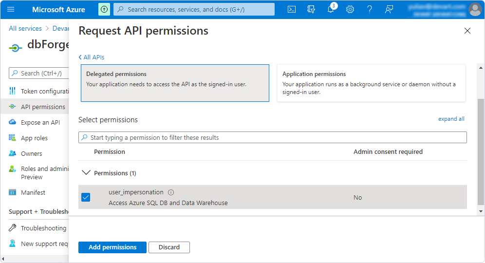 Add permissions