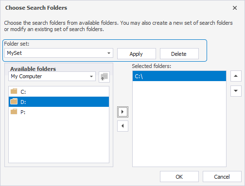 Save Folder Set