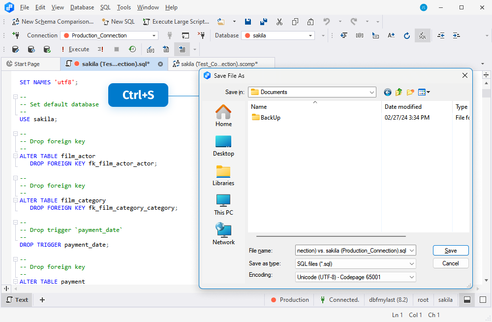 How to save the deployment script