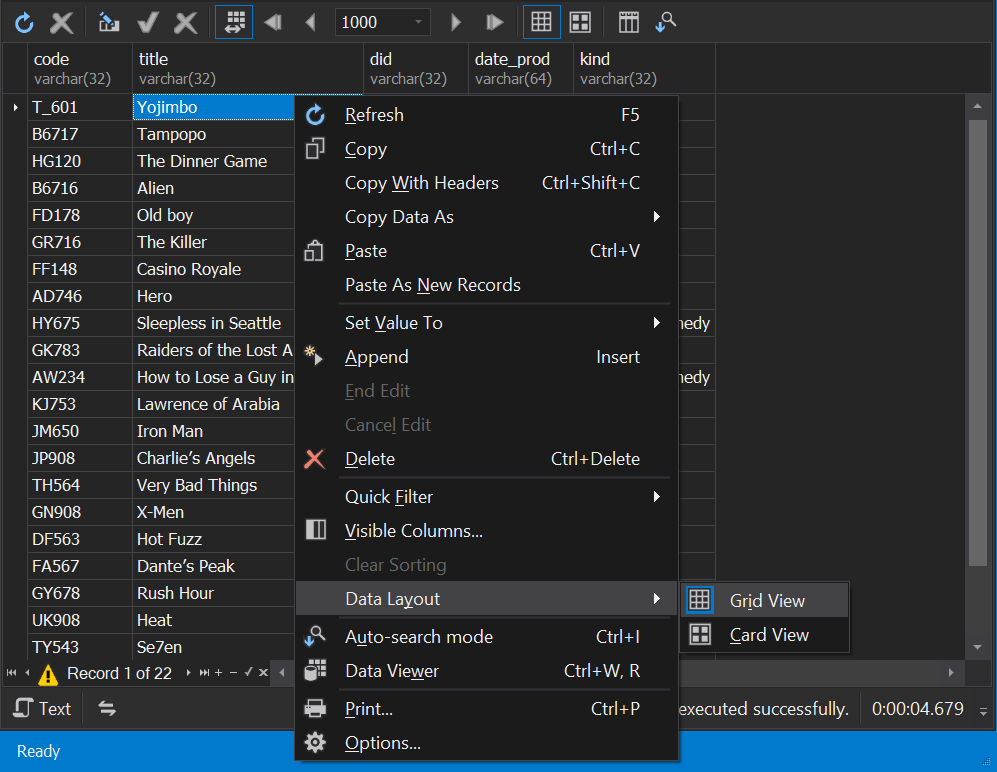 Synchronize PostgreSQL databases - Data Grid Management