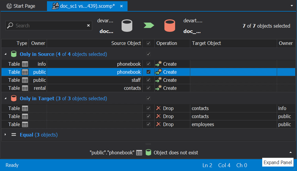 PostgreSQL synchronize databases - Expand