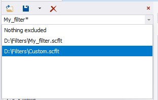 Save Filter
