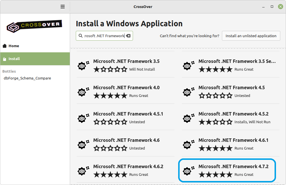 Install a Windows Application