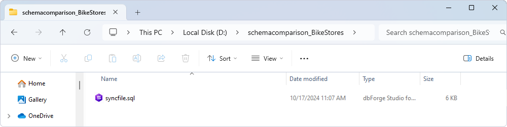 Result - Using variables in the PowerShell script