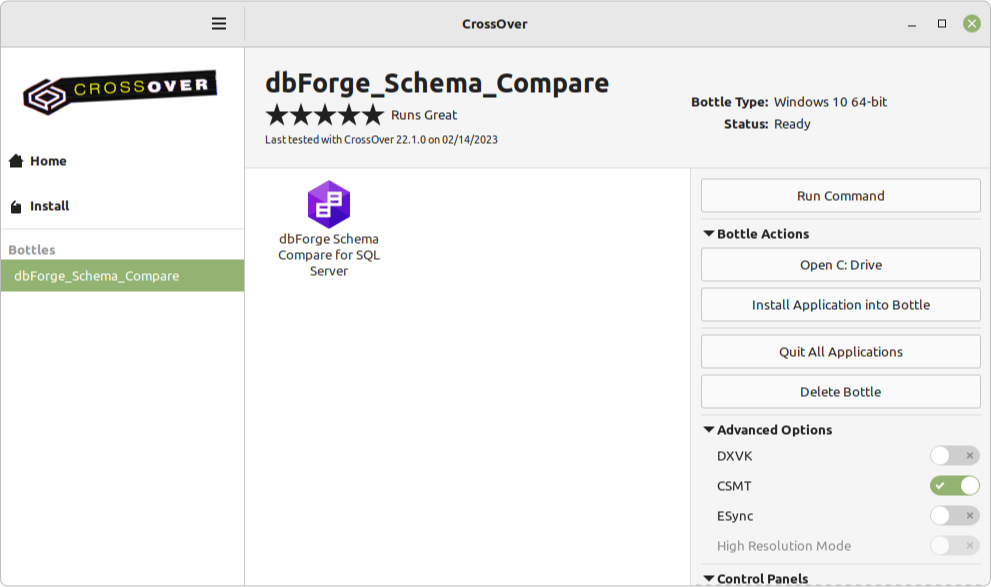 Installed Schema Compare