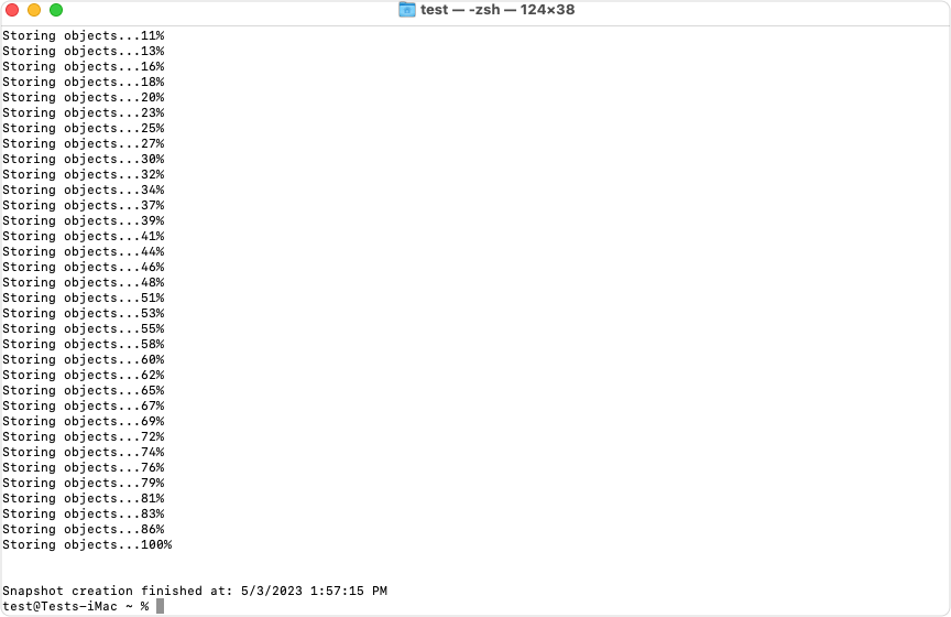 Backup command