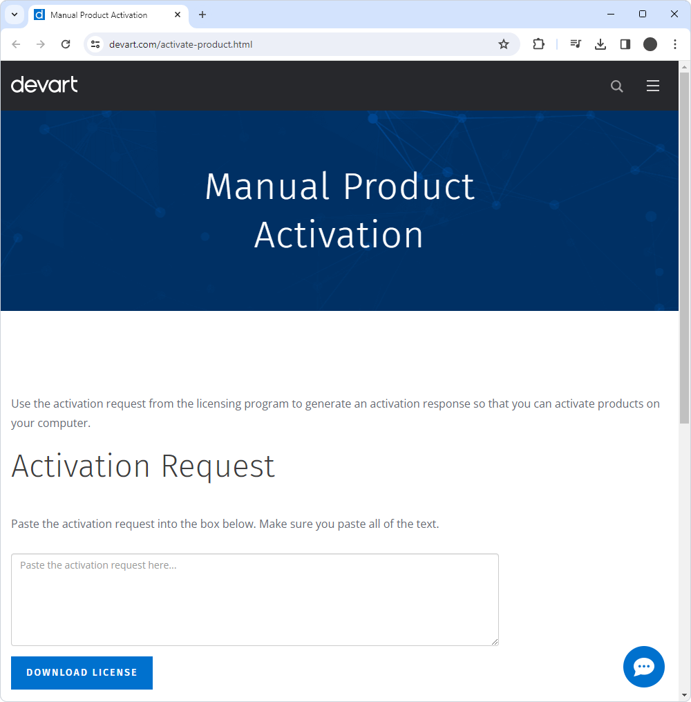 Activation Page