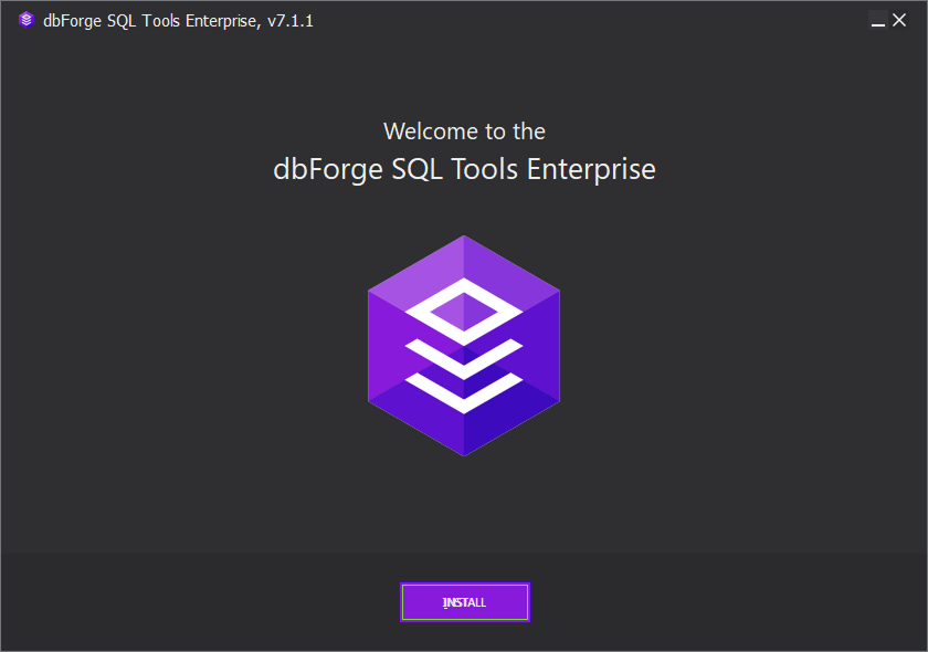 Install dbForge SQL Tools