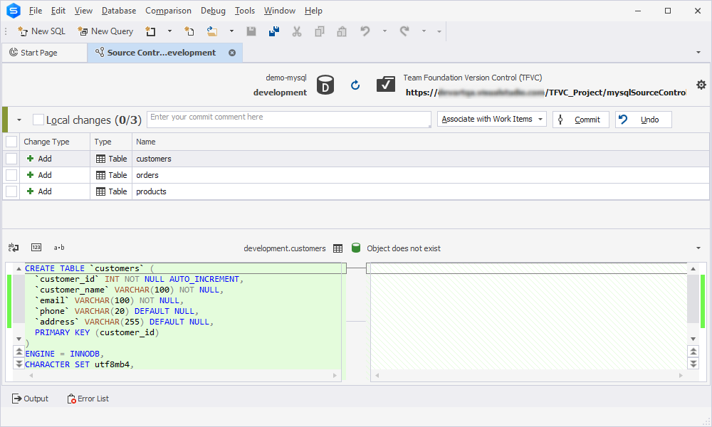 Database successfully linked