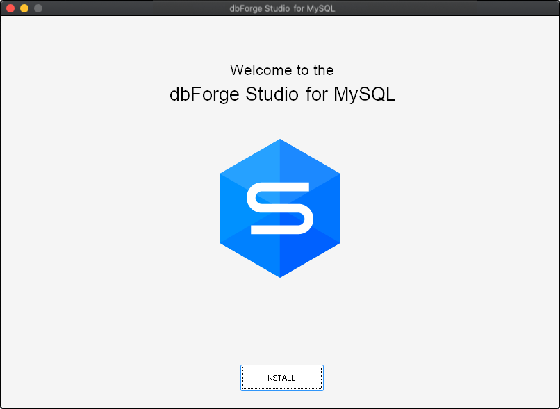 dbForge Studio for MySQL installation wizard