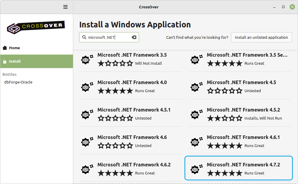 Install a Windows Application