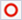 Red circle icon with a white center
