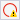 Orange circle icon with an exclamation mark