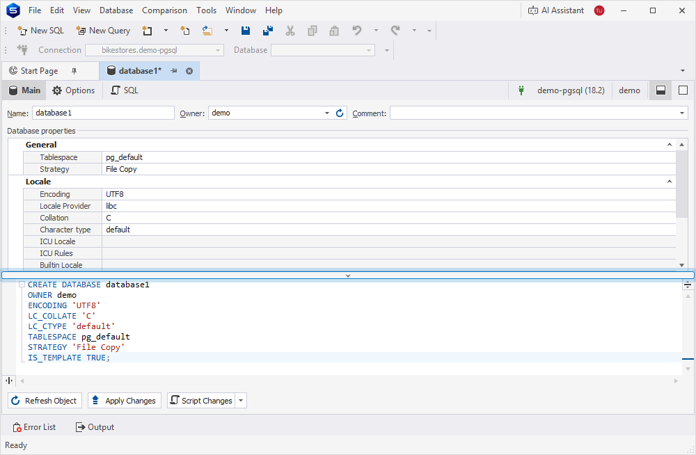 Database Editor