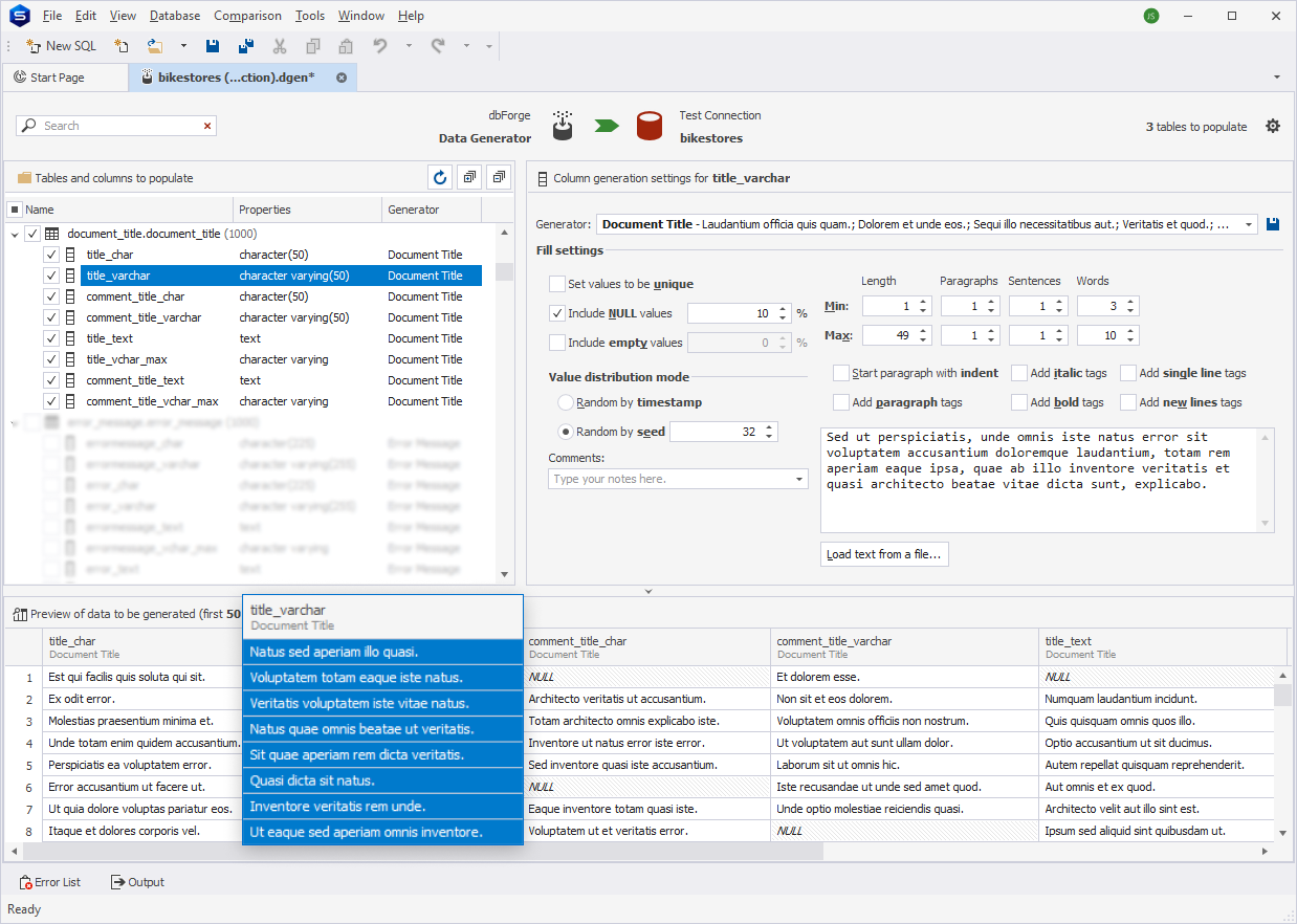 Document Title generator